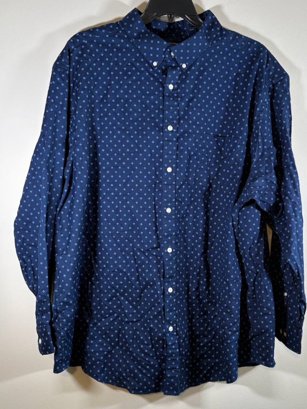 Roundtree & Yorke Blue Button Down Shirt 3XB